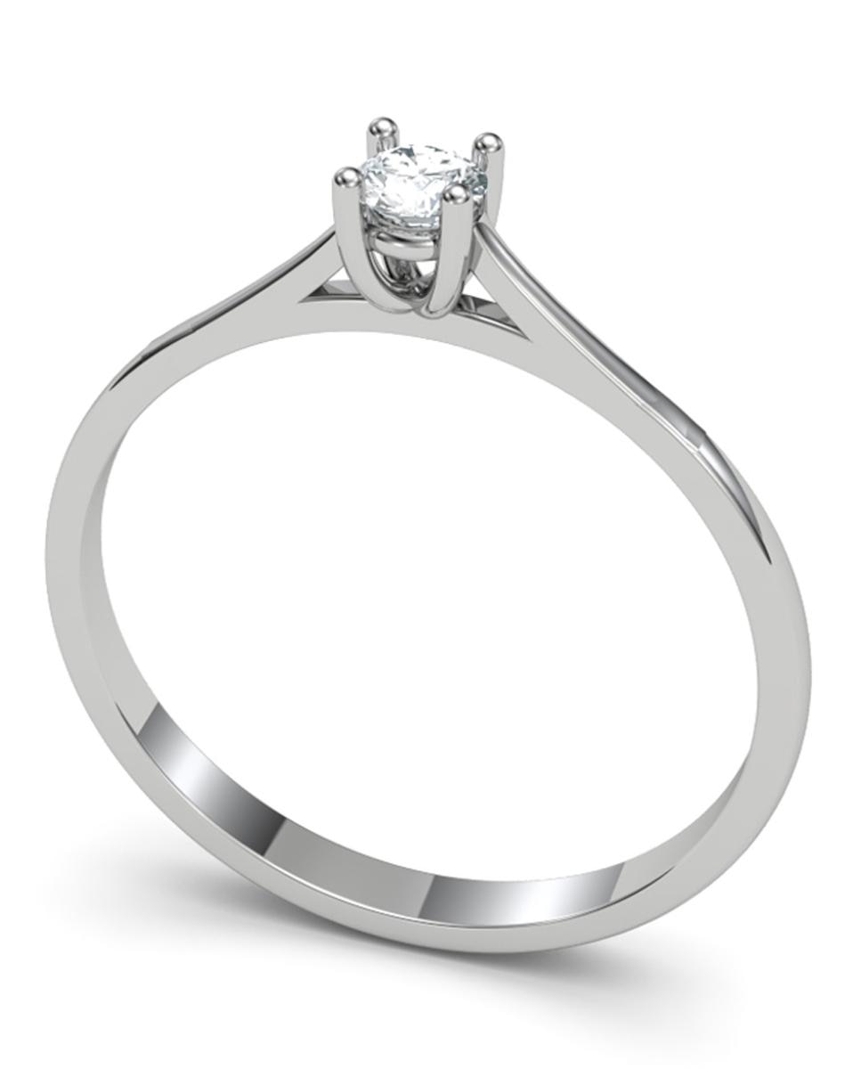 Imagen 0 de Anillo oro diamante 0,10 ct