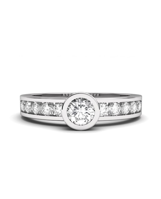 Imagen 0 de Anillo oro diamantes 0,58 ct