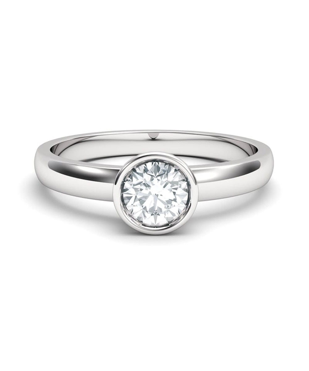 Imagen 0 de Anillo oro diamante 0,35 ct