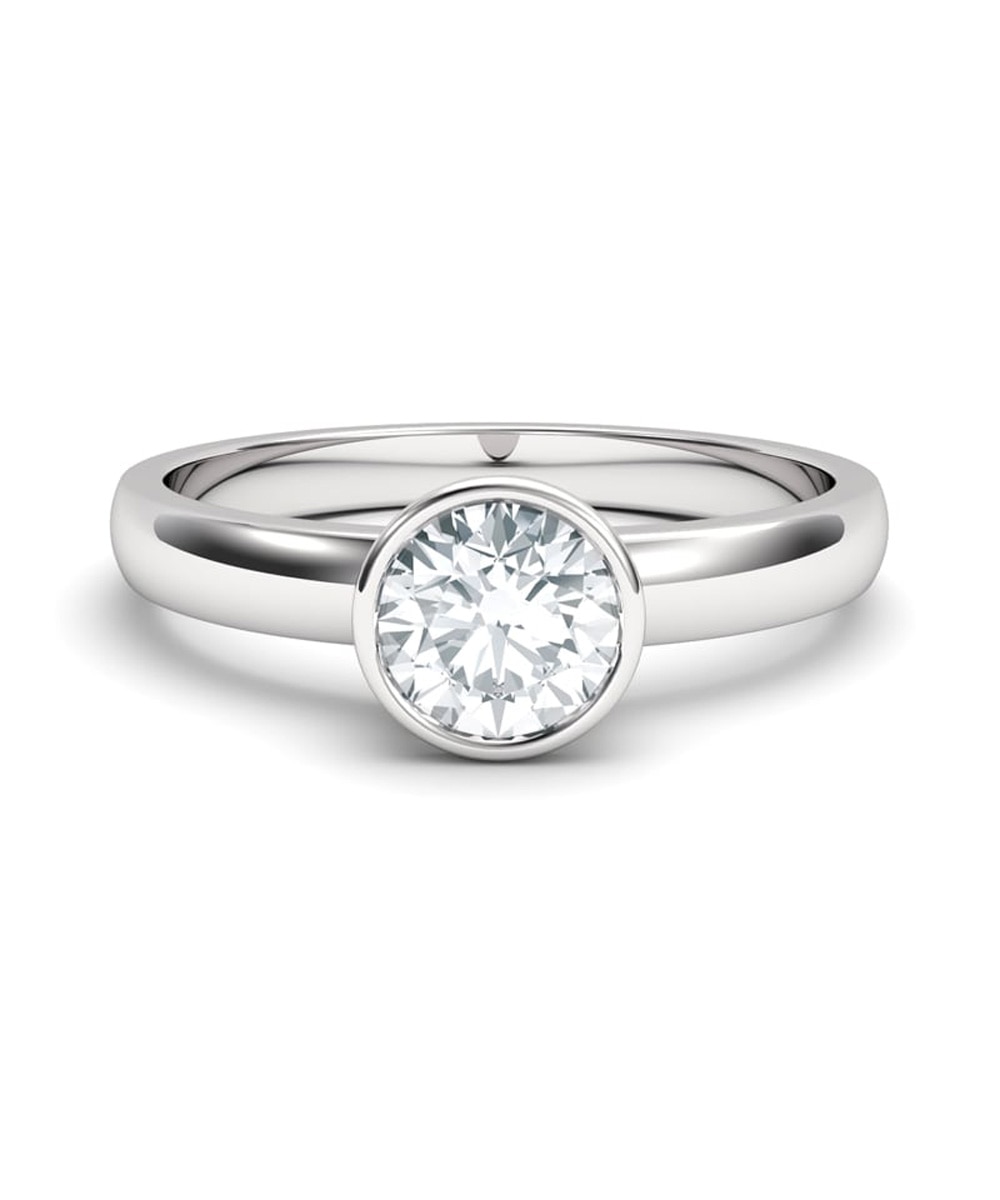 Imagen 0 de Anillo oro diamante 0,50 ct