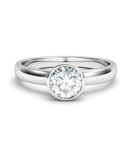 Imagen 0 de Anillo oro diamante 0,50 ct