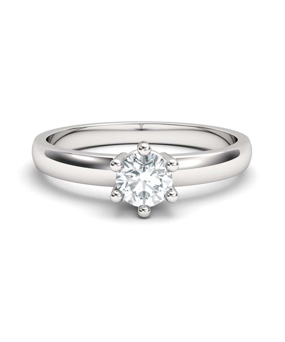 Imagen 0 de Anillo oro diamante 0,35 ct