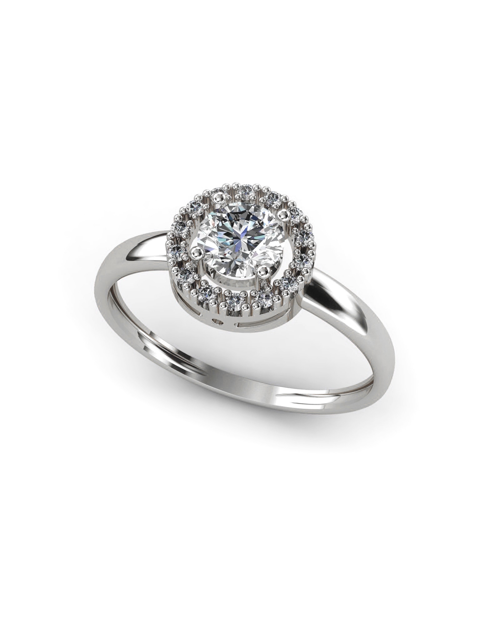 Imagen 0 de Anillo oro diamante 0,57 ct