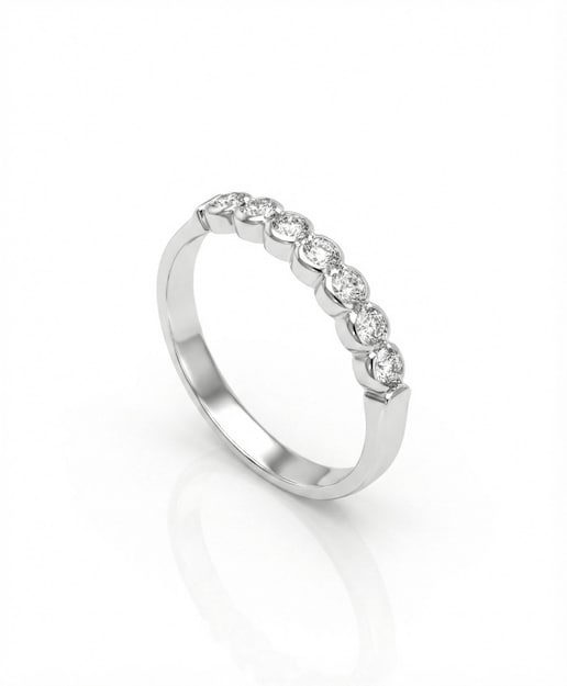 Imagen 0 de Anillo plata diamante 0,42 ct