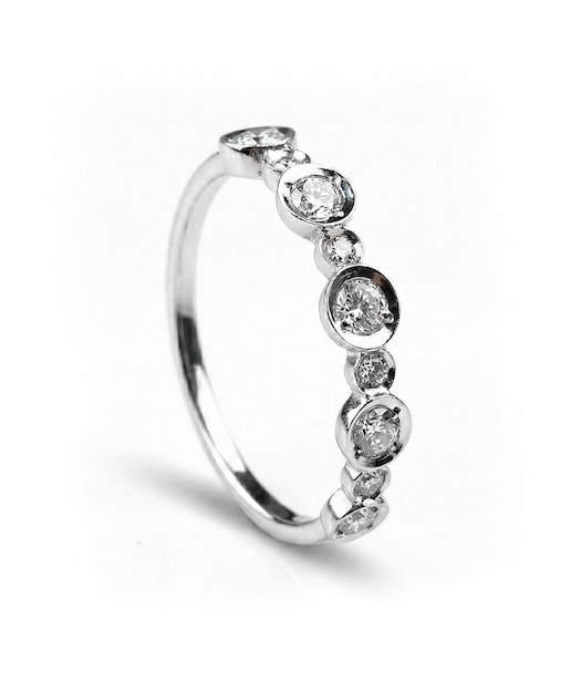 Imagen 0 de Anillo plata diamante 0,34 ct
