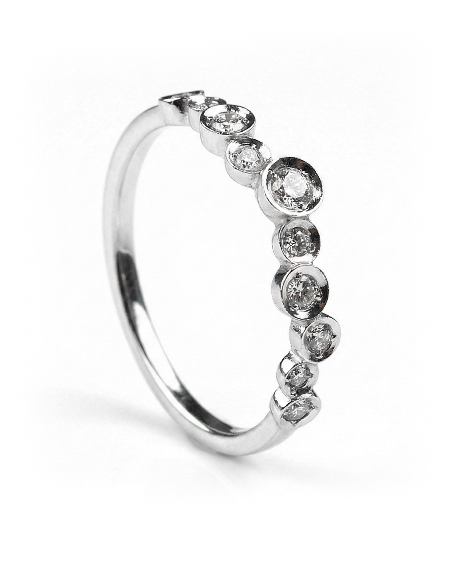 Imagen 0 de Anillo plata diamante 0,29 ct