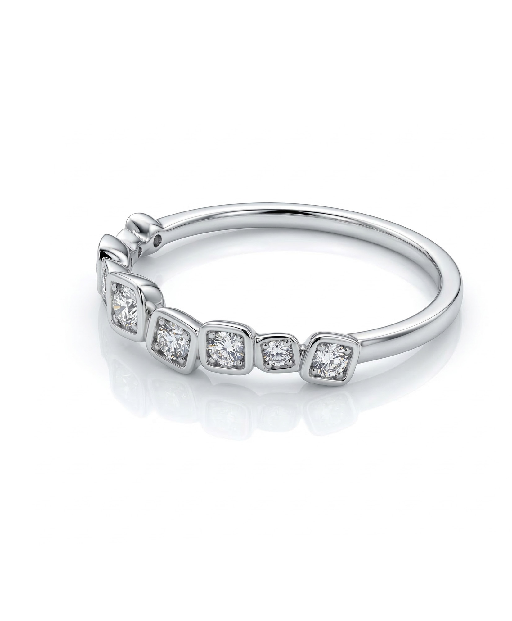 Imagen 0 de Anillo plata diamante 0,18 ct