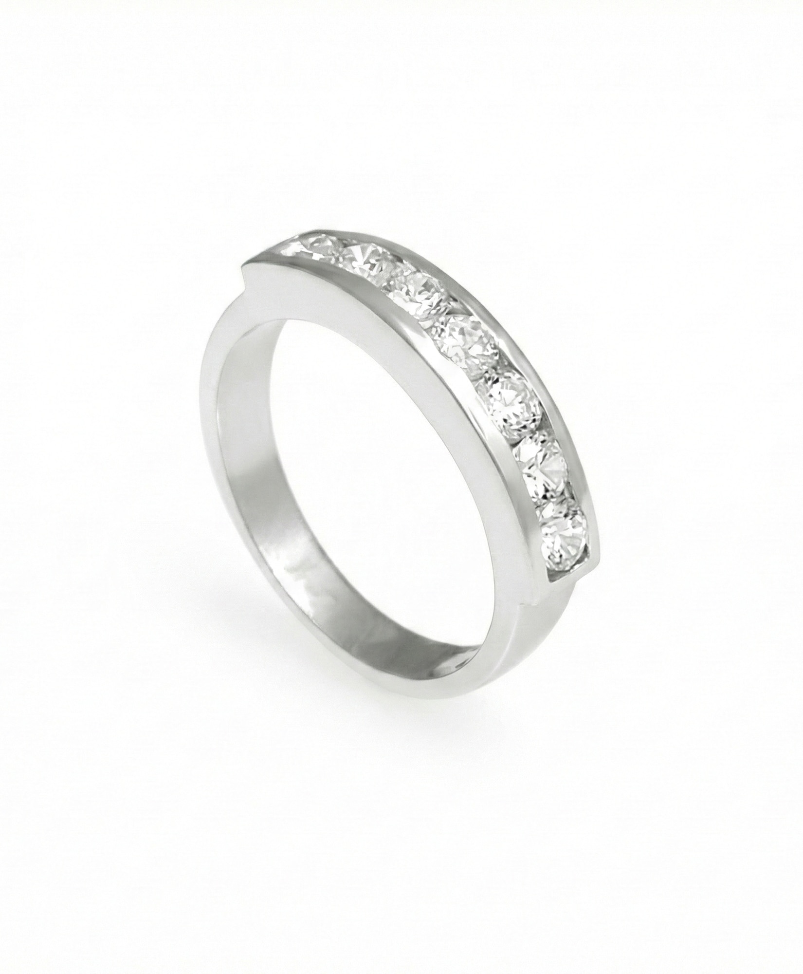 Imagen 0 de Anillo plata diamante 0,98 ct