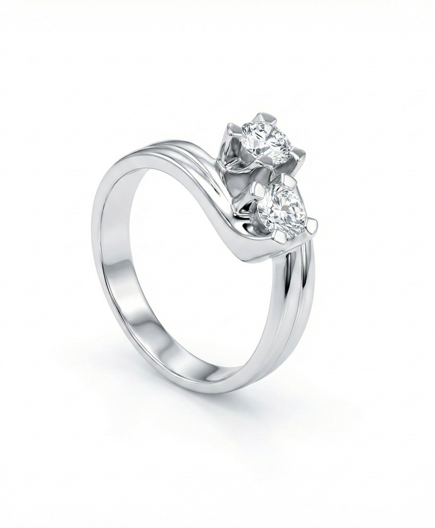 Imagen 0 de Anillo plata diamante 0,70 ct