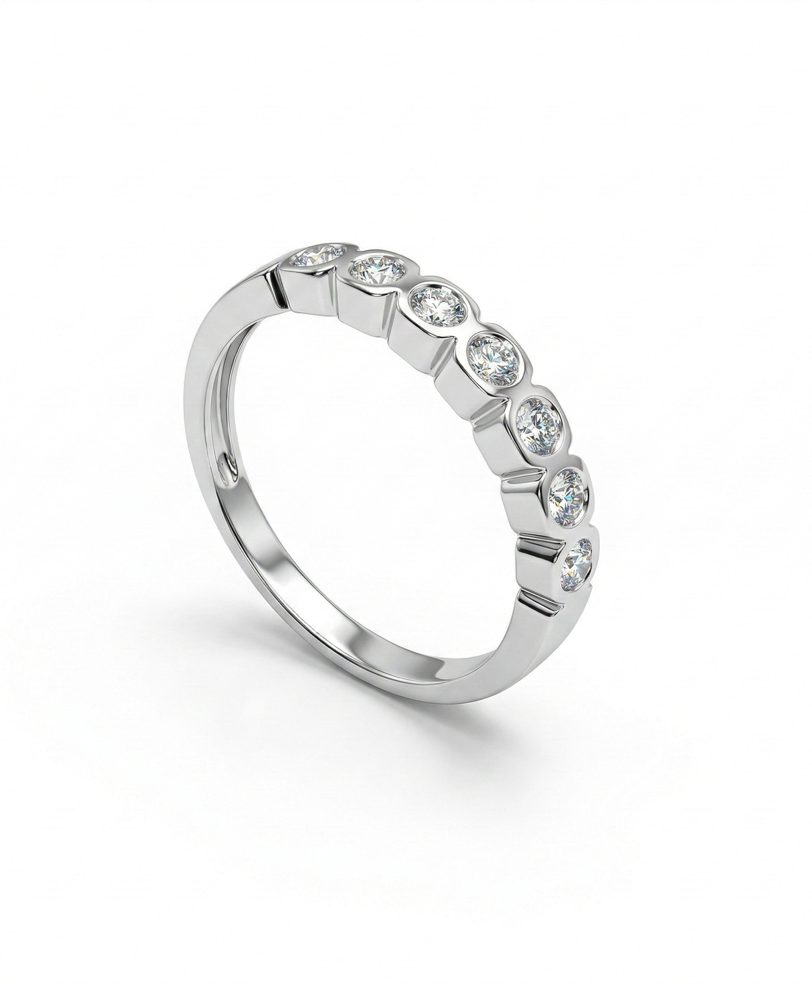 Imagen 0 de Anillo plata diamante 0,18 ct