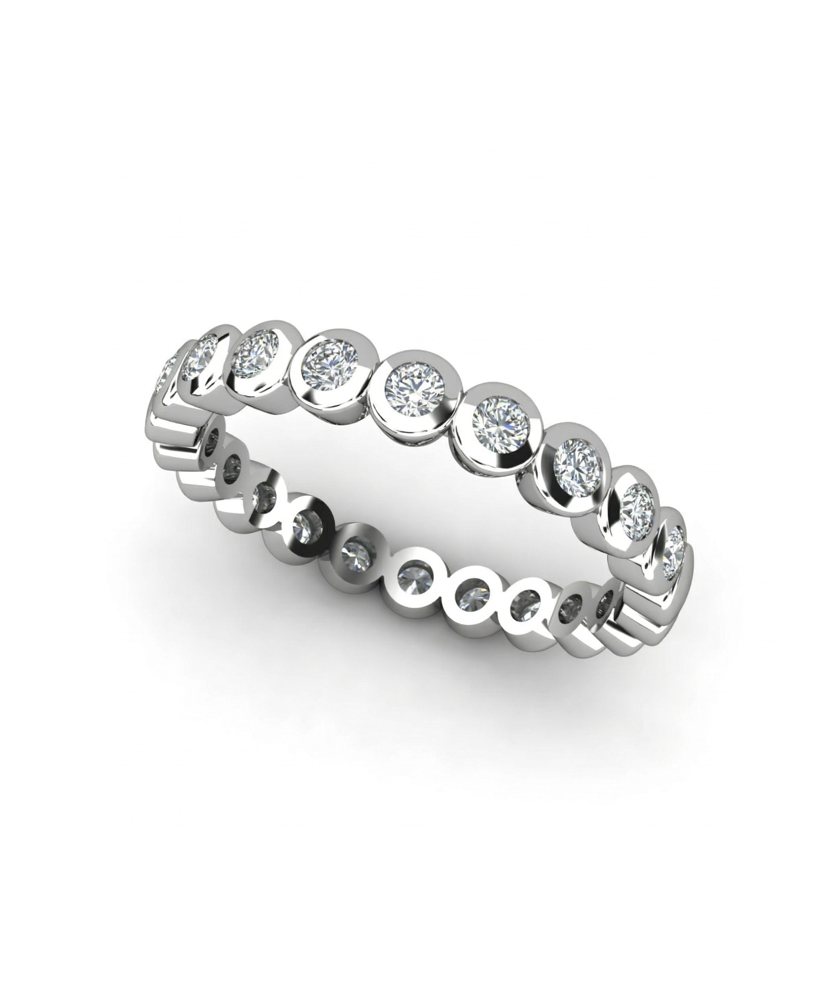 Imagen 0 de Anillo plata diamante 0,28 ct