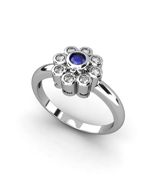 Imagen 0 de Anillo oro diamante 0,20 ct