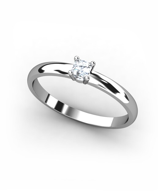 Imagen 0 de Anillo oro diamante 0,13 ct