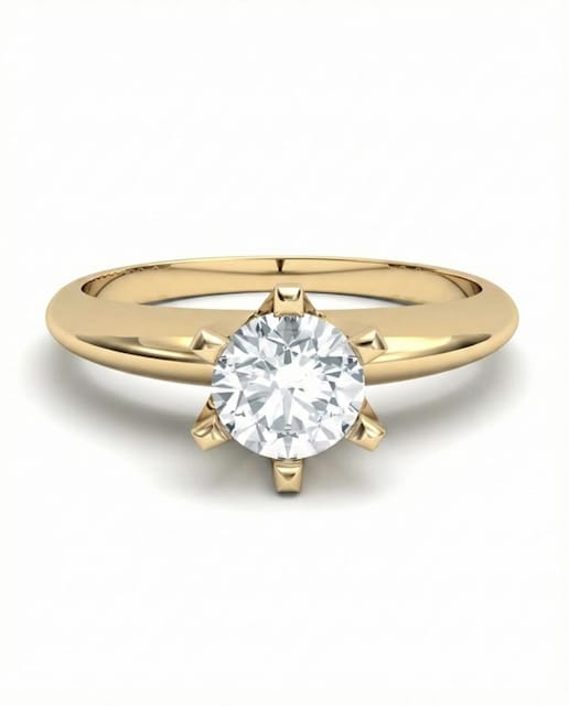 Imagen 0 de Anillo oro diamante 0,50 ct