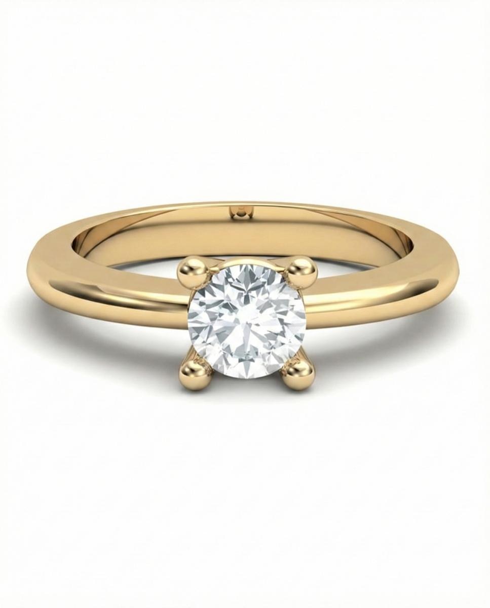 Imagen 0 de Anillo oro diamante 0,50 ct