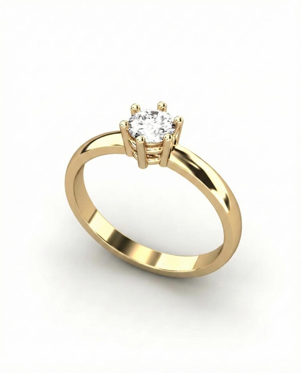 Imagen 0 de Anillo oro diamante 0,50 ct