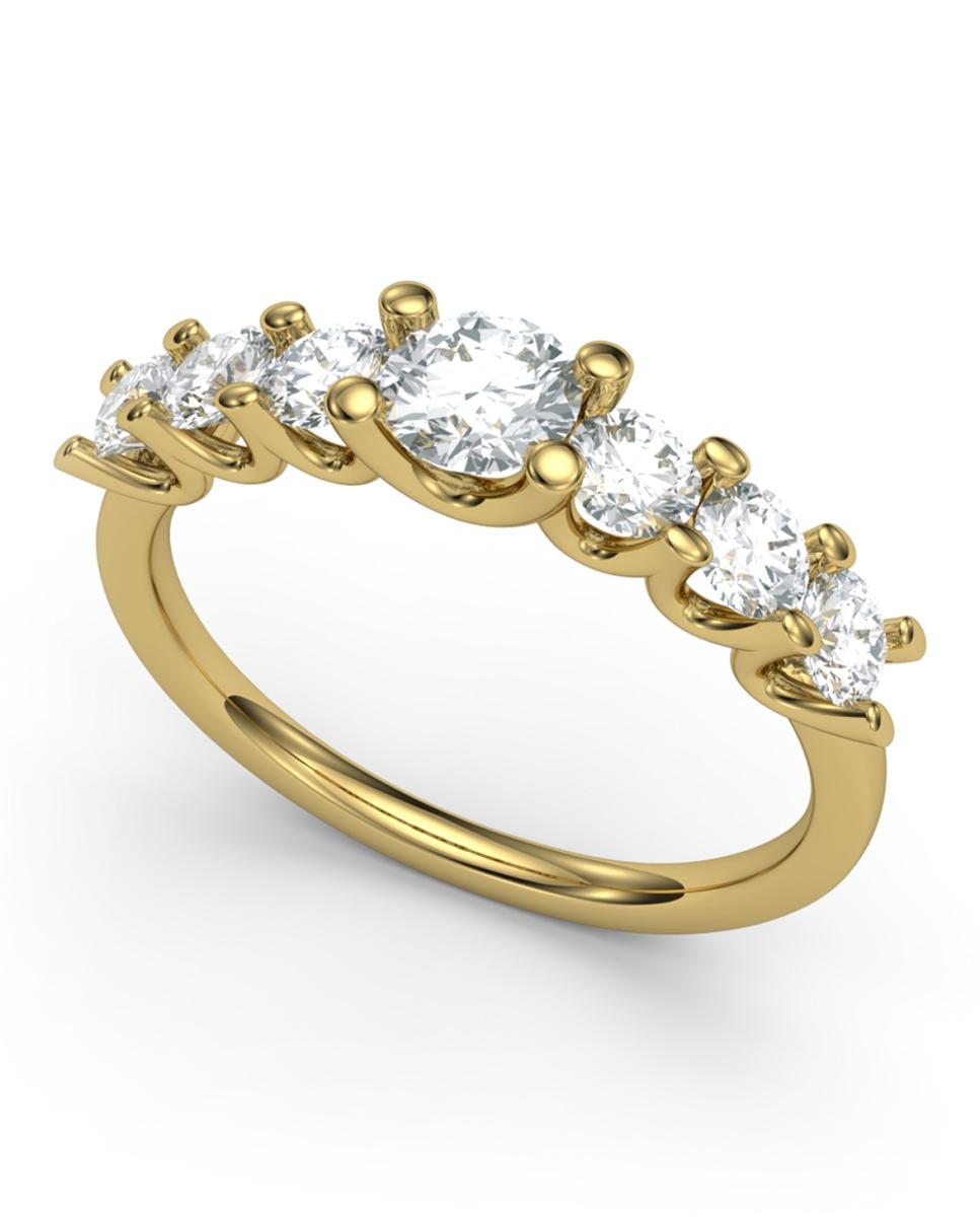 Imagen 0 de Anillo oro diamante 0,96 ct