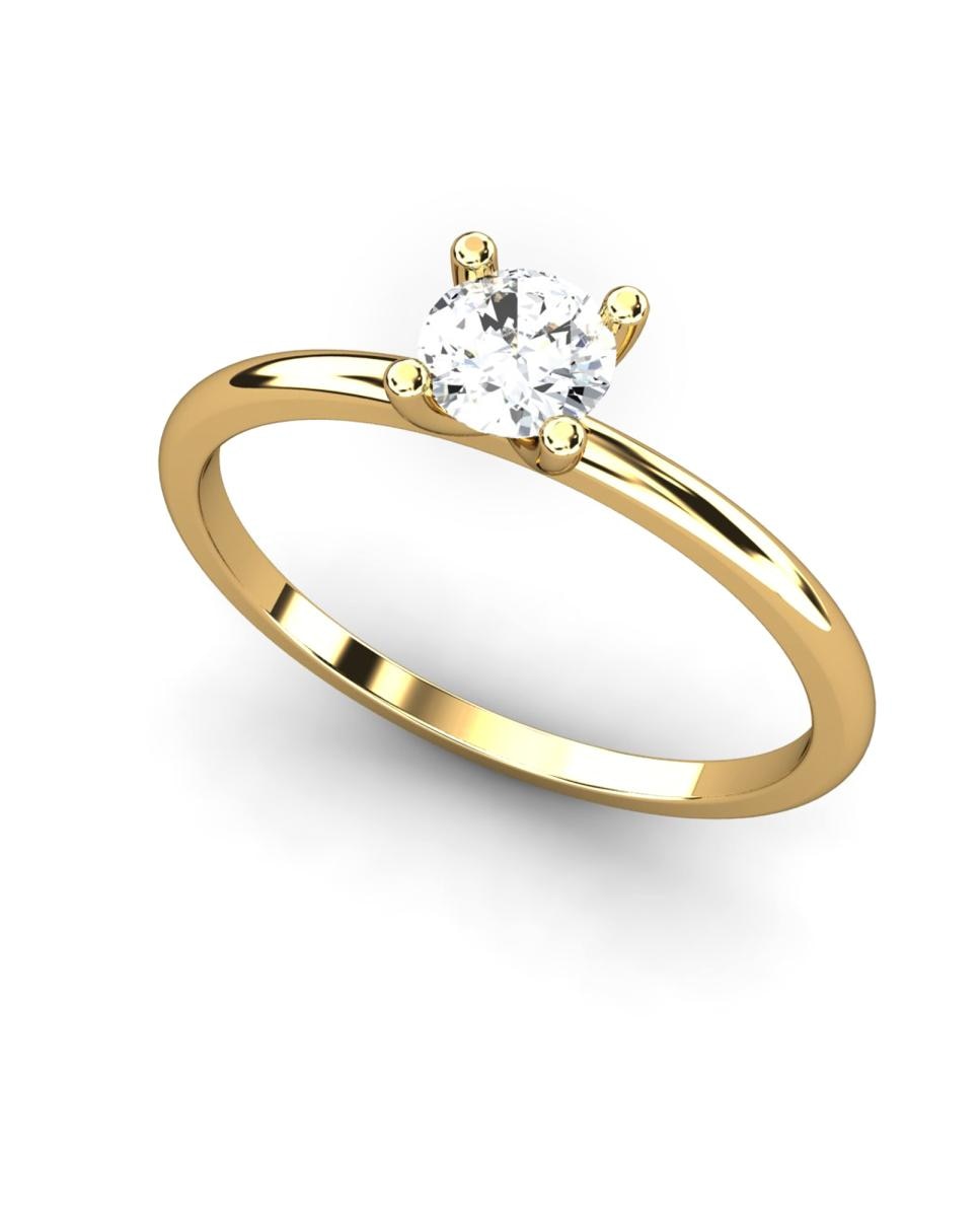 Imagen 0 de Anillo oro topacio blanco