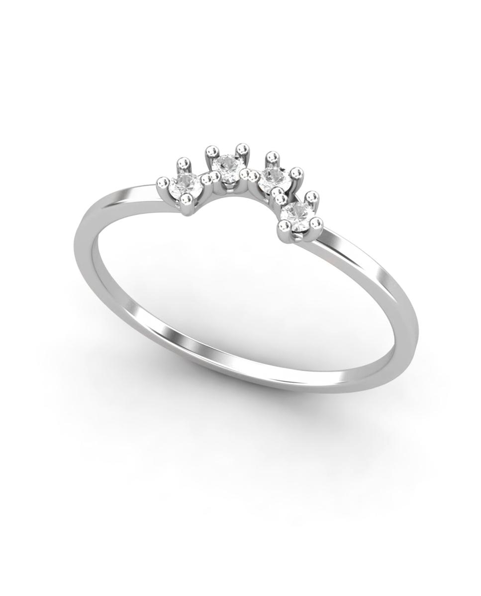 Imagen 0 de Anillo oro y diamante 0,06 ct