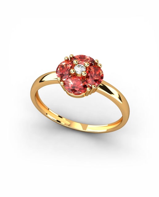 Imagen 0 de Anillo oro diamante 0,03 ct