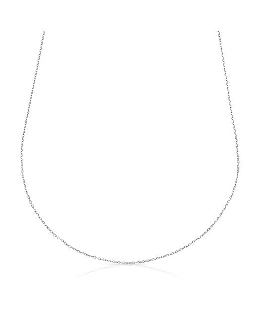 Imagen 0 de Collar Plata de Ley 925 con trama Forzatina de alargue y eslabones planos