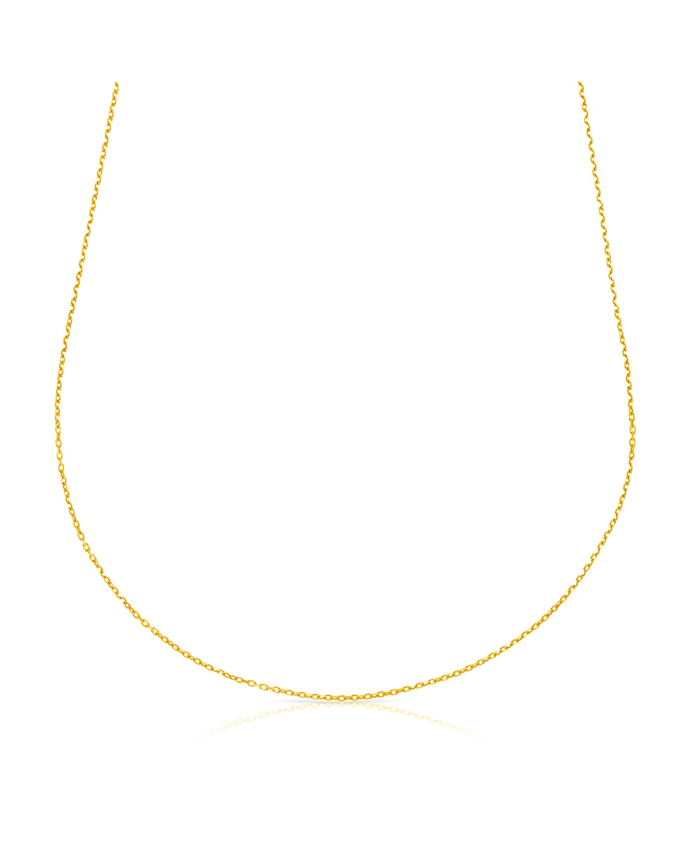 Imagen 0 de Collar Plata de Ley 925 con trama Forzatina de alargue y eslabones planos