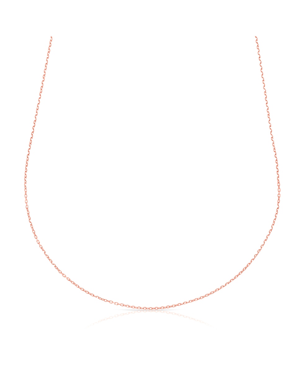 Imagen 0 de Collar Plata de Ley 925 con trama Forzatina de alargue y eslabones planos