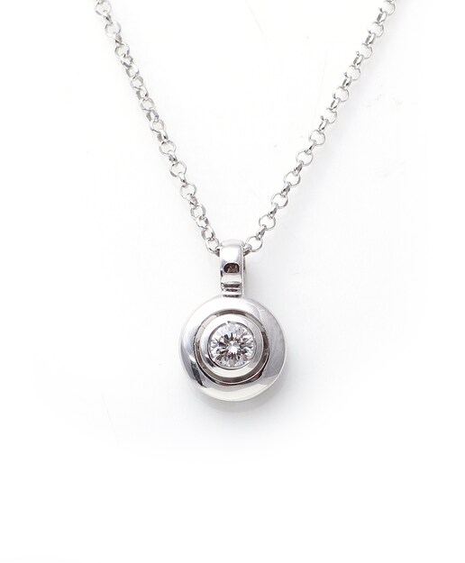 Imagen 0 de Colgante oro diamante 0,14 ct