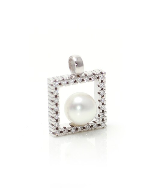 Imagen 0 de Colgante oro diamante 0,15 ct