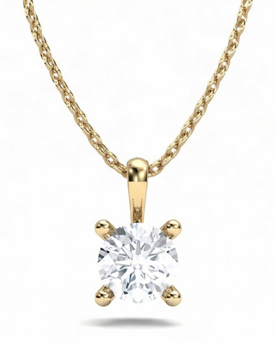 Imagen 0 de Colgante oro diamante 1,00 ct