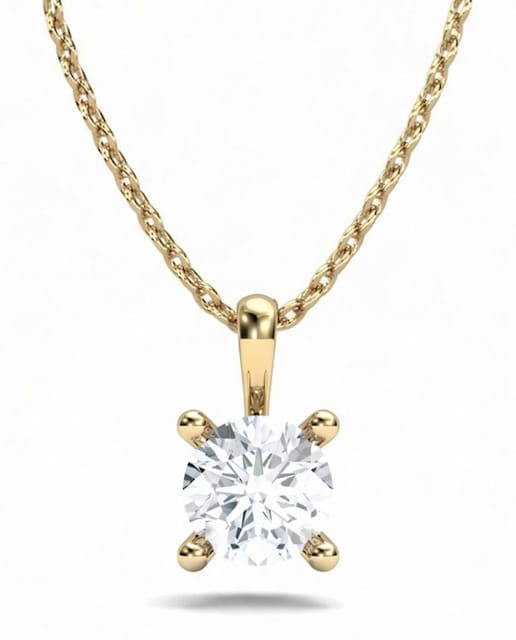 Imagen 0 de Colgante oro diamante 1,00 ct