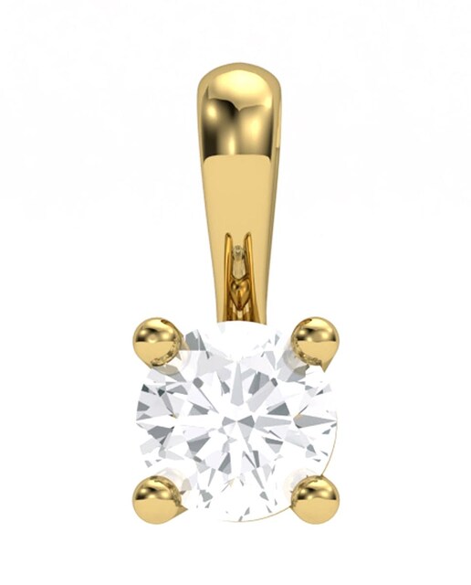 Imagen 0 de Colgante oro diamante 0,35 ct