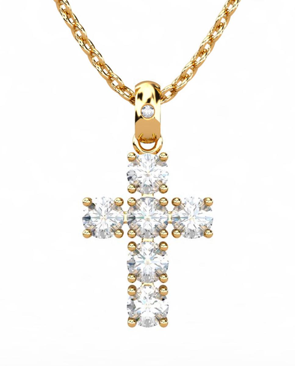Imagen 0 de Colgante oro diamante 0,67 ct