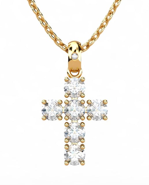 Imagen 0 de Colgante oro diamante 0,67 ct