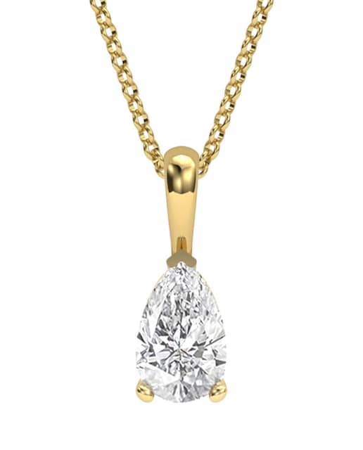 Imagen 0 de Colgante oro diamante 0,50 ct