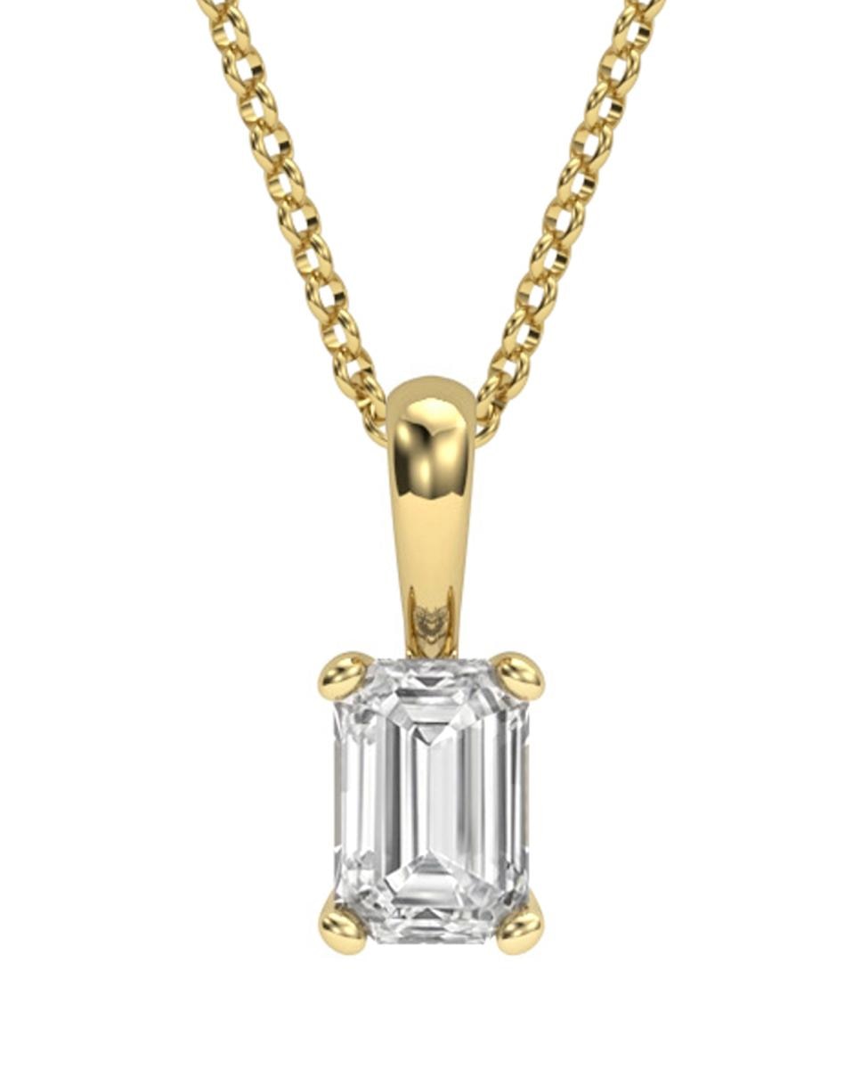 Imagen 0 de Colgante oro diamante 0,50 ct