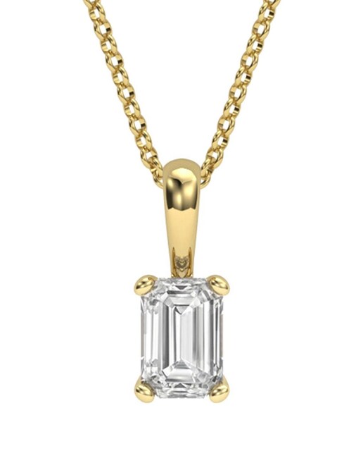 Imagen 0 de Colgante oro diamante 0,50 ct