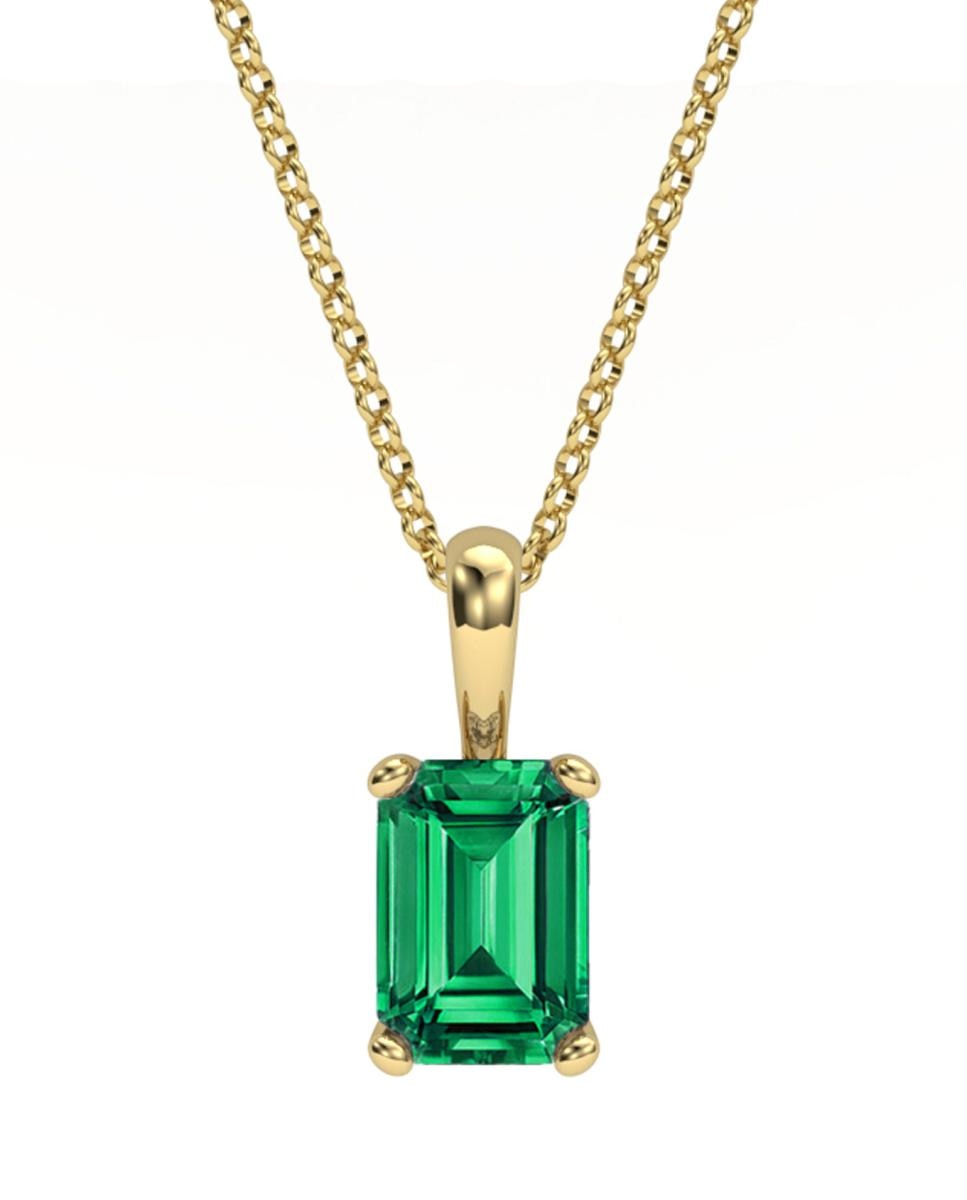 Imagen 0 de Colgante oro esneralda 0,90 ct