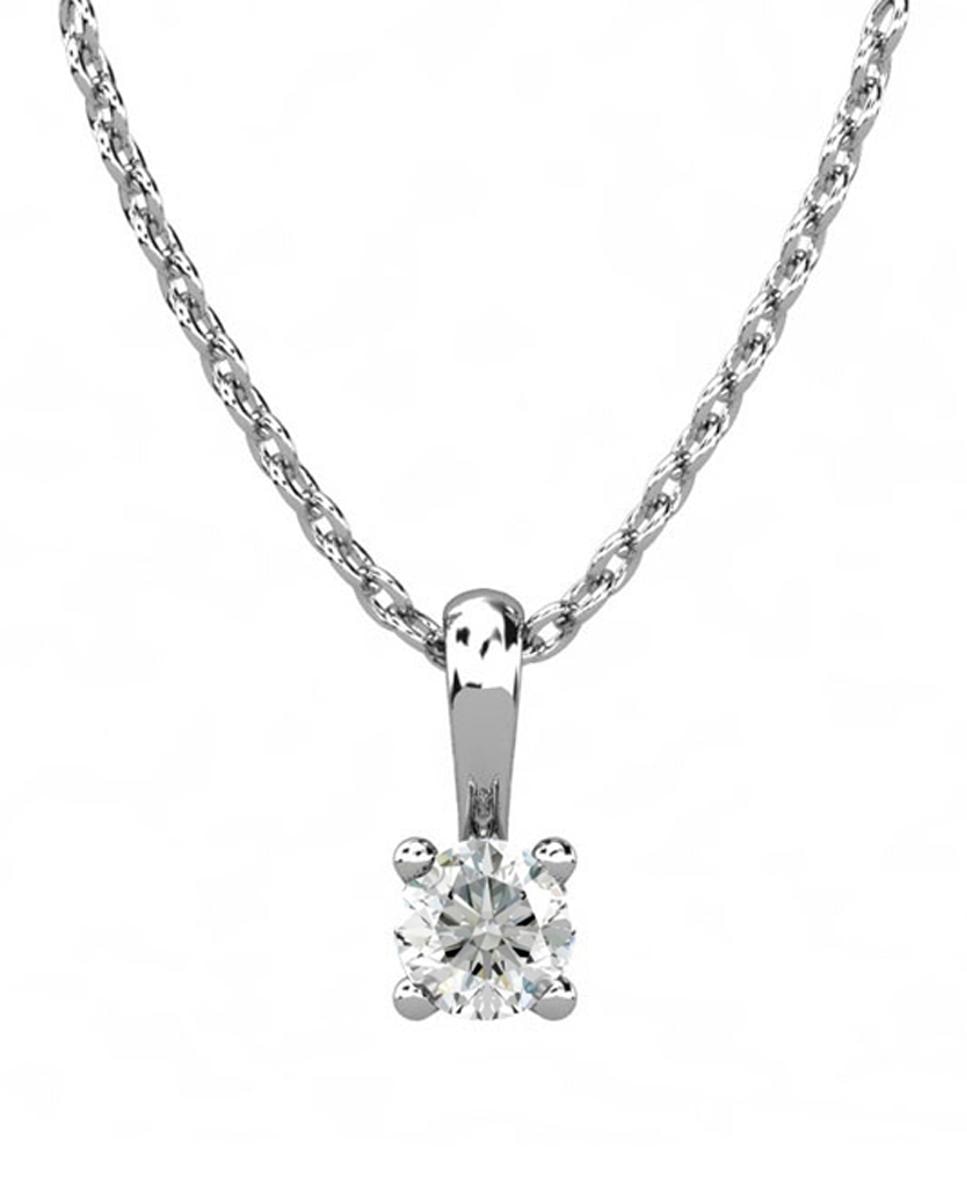 Imagen 0 de Colgante oro diamante 0,25 ct