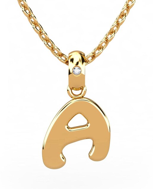 Imagen 0 de Colgante oro diamante 0,01 ct