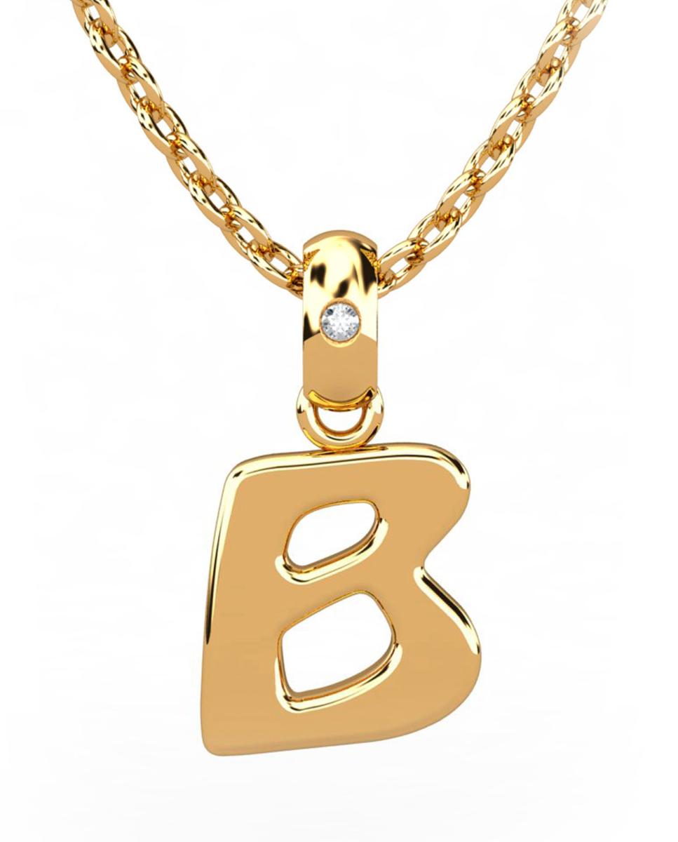 Imagen 0 de Colgante oro diamante 0,01 ct