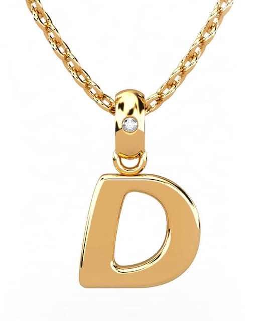 Imagen 0 de Colgante oro diamante 0,01 ct
