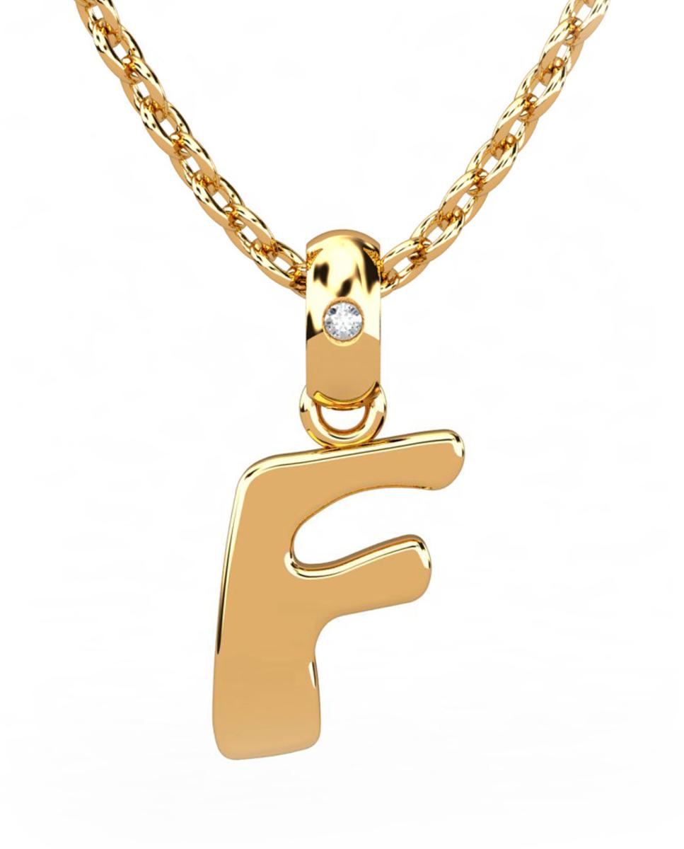 Imagen 0 de Colgante oro diamante 0,01 ct