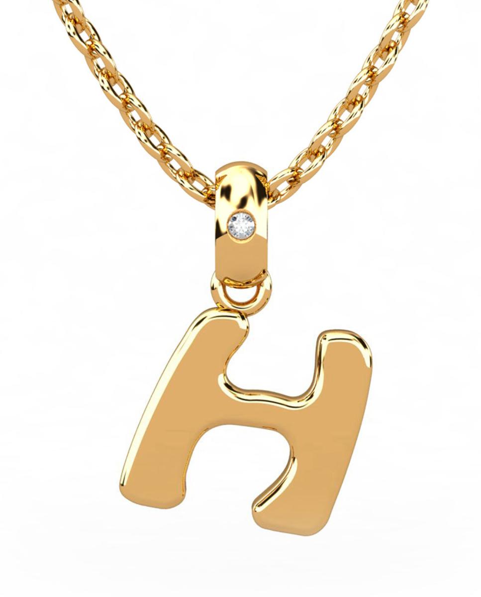 Imagen 0 de Colgante oro diamante 0,01 ct
