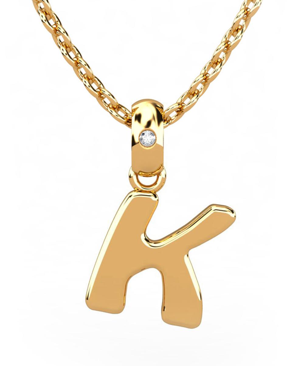 Imagen 0 de Colgante oro diamante 0,01 ct