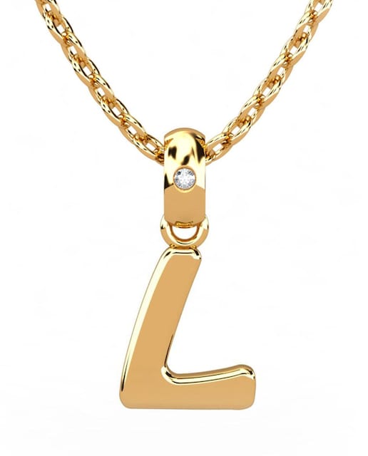 Imagen 0 de Colgante oro diamante 0,01 ct