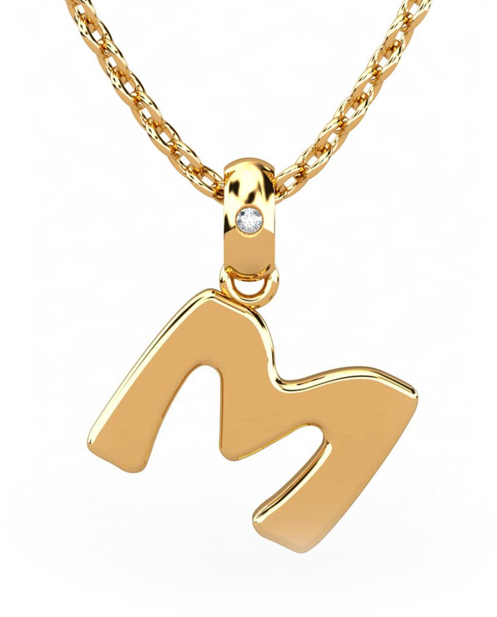 Imagen 0 de Colgante oro diamante 0,01 ct