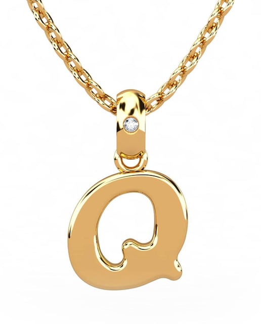 Imagen 0 de Colgante oro diamante 0,01 ct