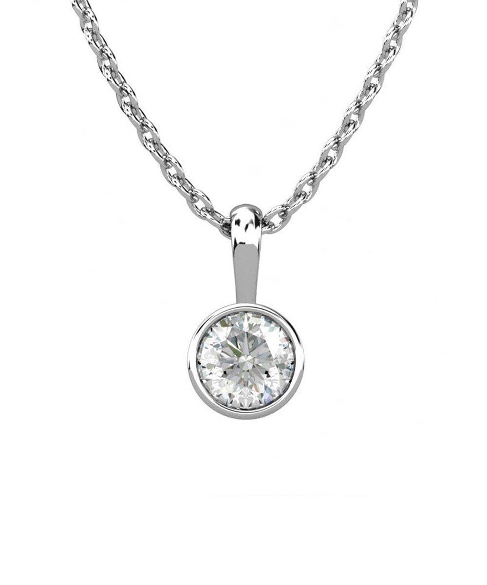 Imagen 0 de Colgante oro diamante 0,50 ct