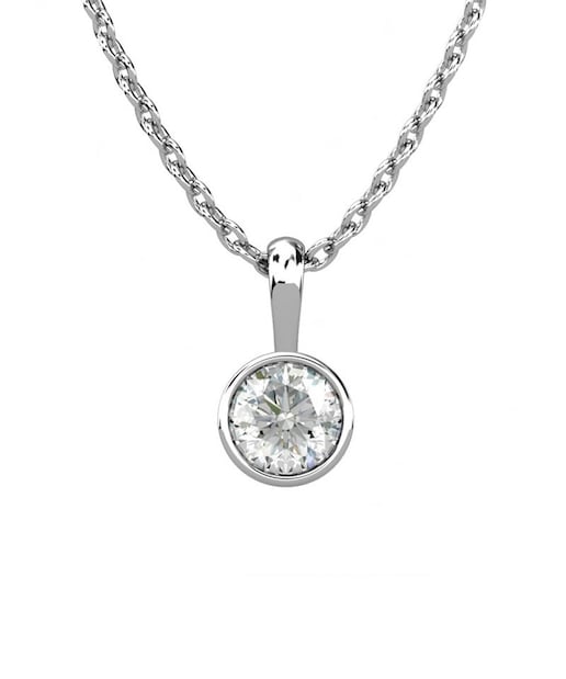 Imagen 0 de Colgante oro diamante 0,50 ct